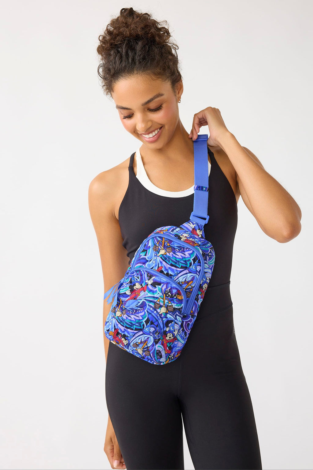 Disney Lorman Sling Backpack - Fantasia - Swirls