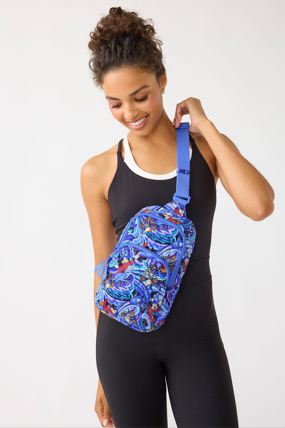 Disney Lorman Sling Backpack - Fantasia - Swirls