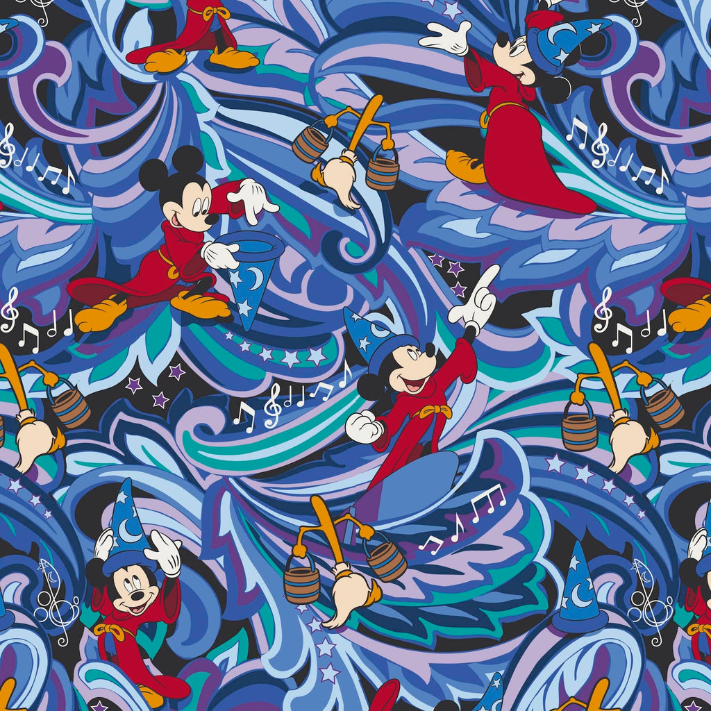 Disney Lorman Sling Backpack - Fantasia - Swirls