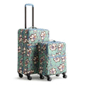 2 Pc. Nested Luggage Set - Reflecting Lily Pads Cottage Cream