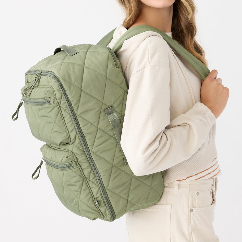 Essential Travel Backpack - Deep Lichen Green