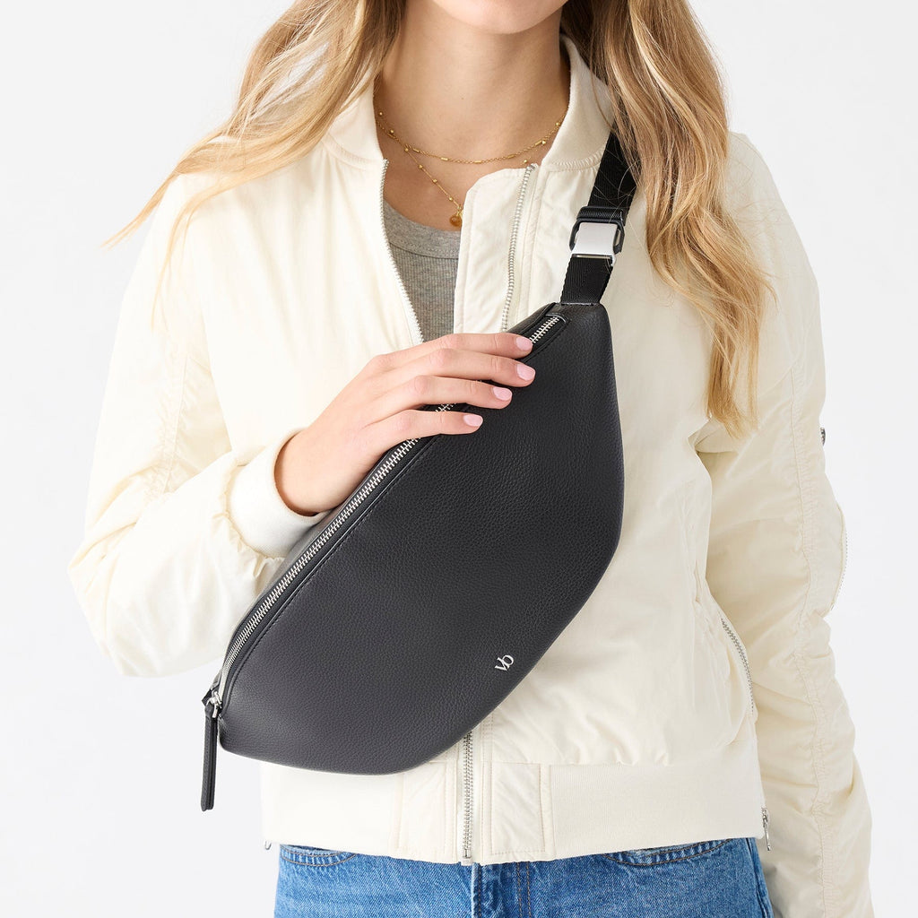 Medium Crescent Sling Crossbody - Moonless Night