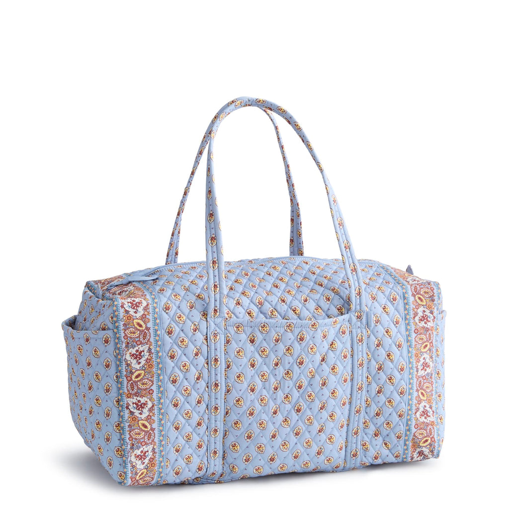 Large Original Duffel Bag - Blue Leaf