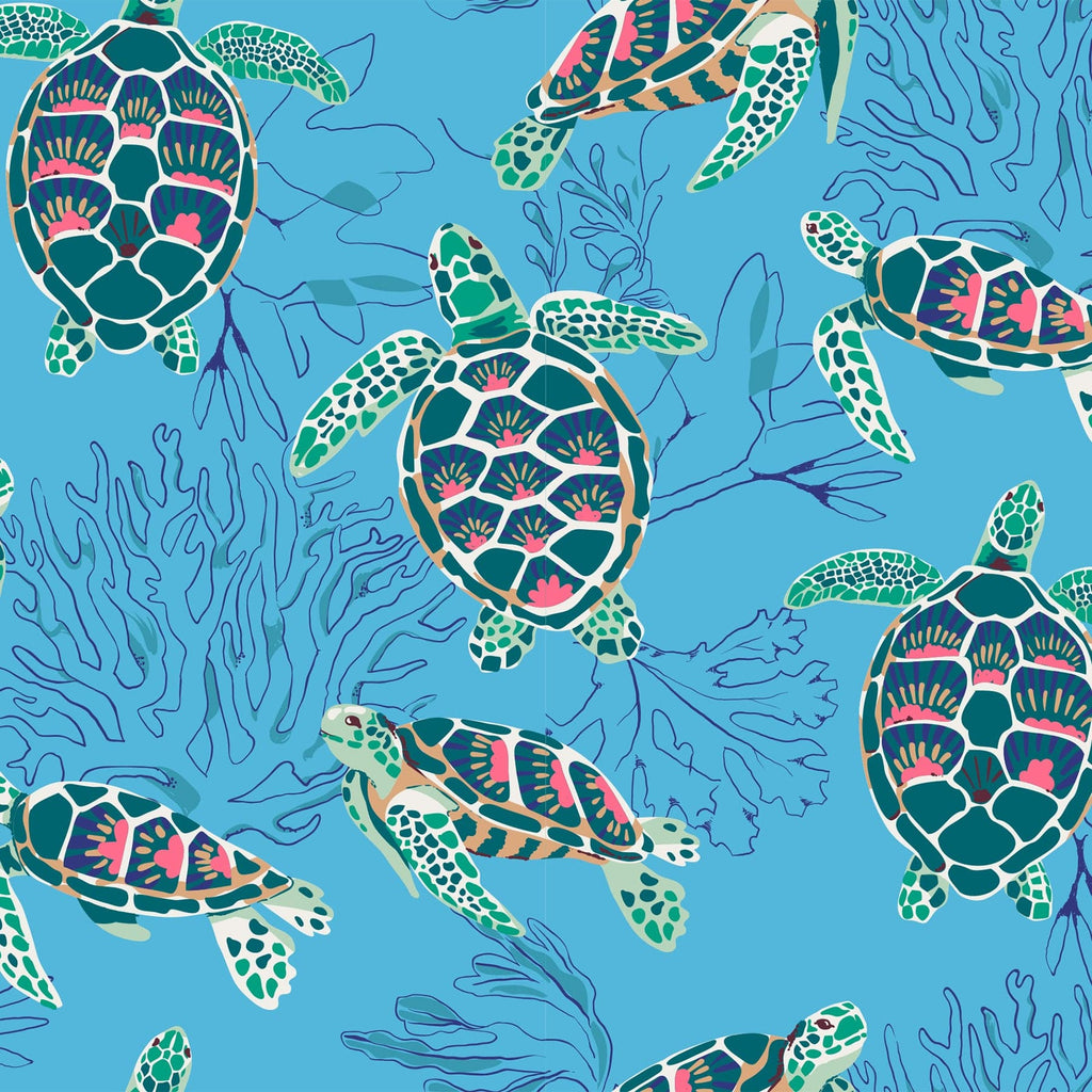 Glenna Satchel - Sea Turtles and Coral