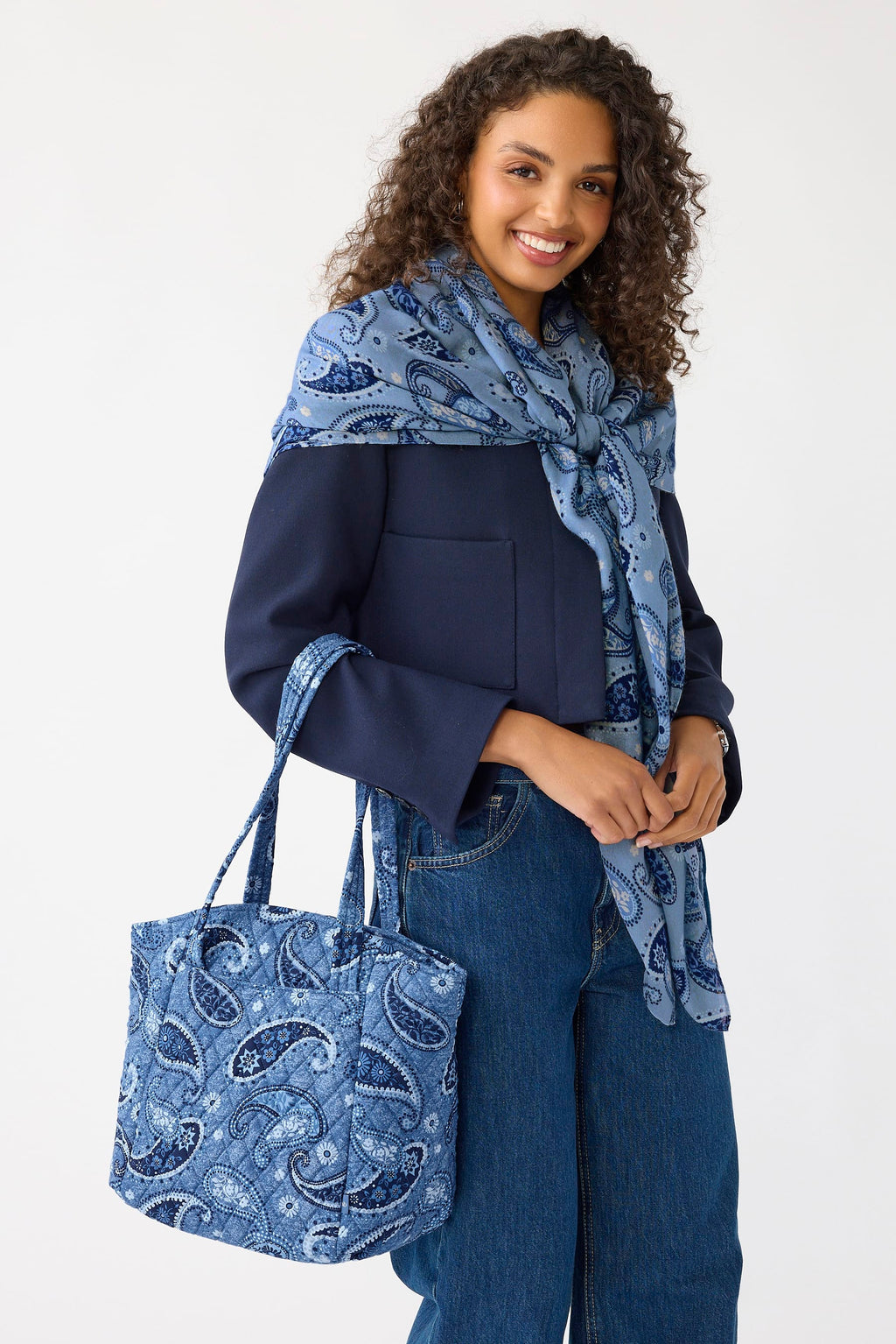 Glenna Satchel - Mesa Western Blue Horizon