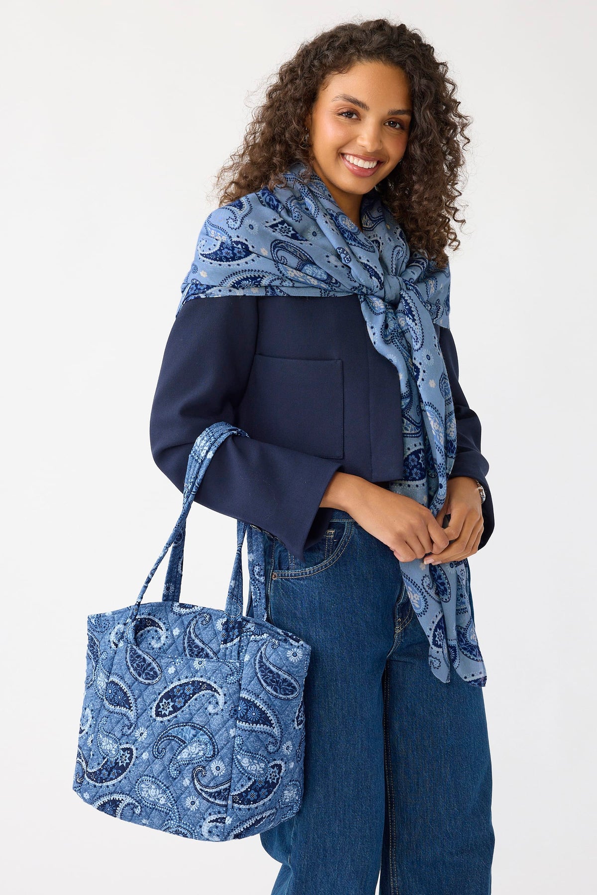 Glenna Satchel - Mesa Western Blue Horizon
