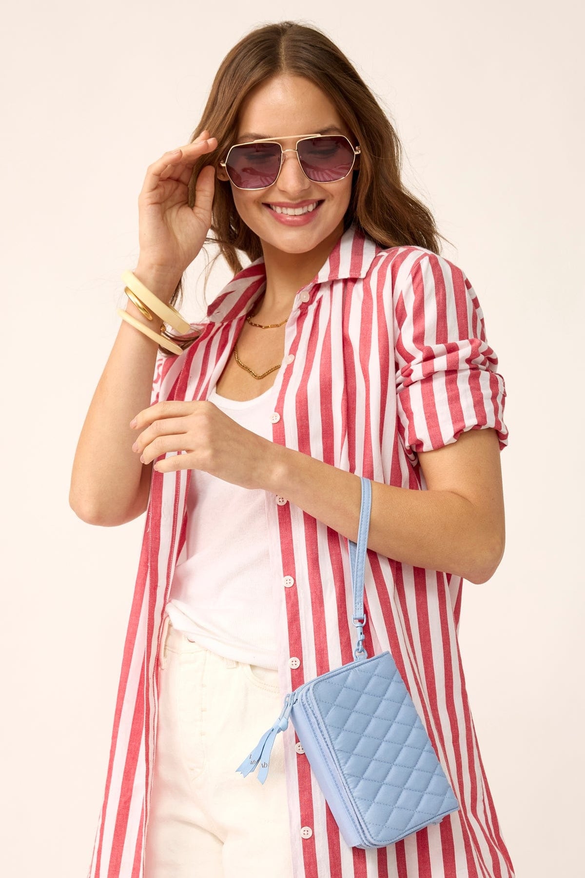 3-in-1 Crossbody - Soft Chambray