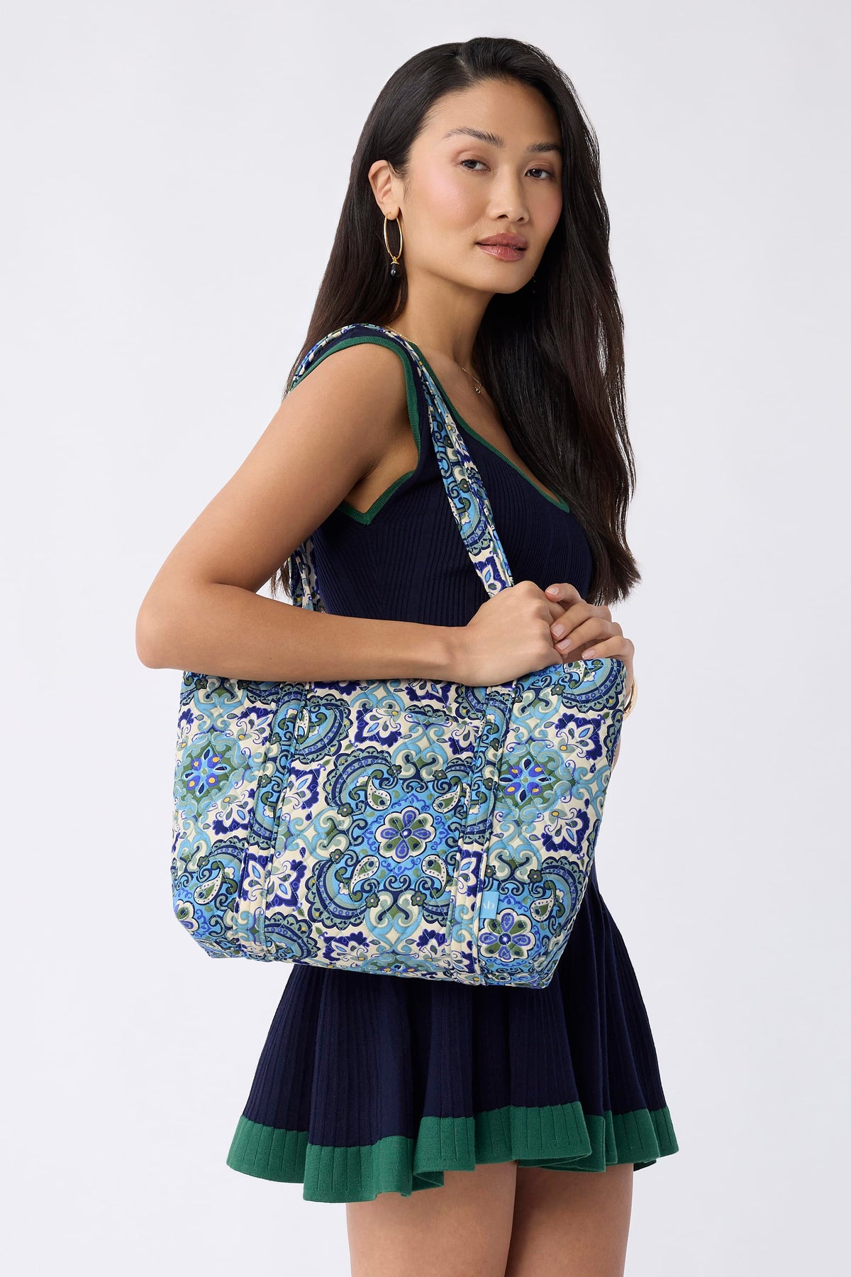 Small Vera Tote - Maritime Medallion