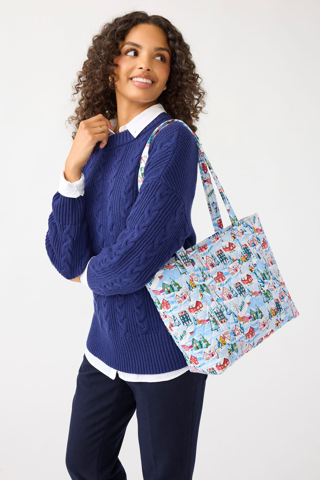 Small Vera Tote - Holiday Houses