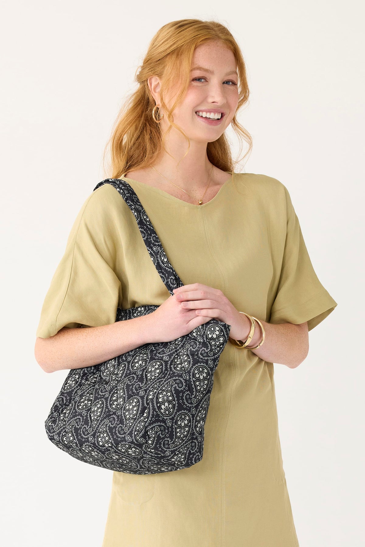 Glenna Satchel - Circular Paisley