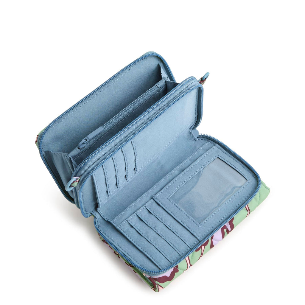 3-in-1 Crossbody - Reflecting Lily Pads