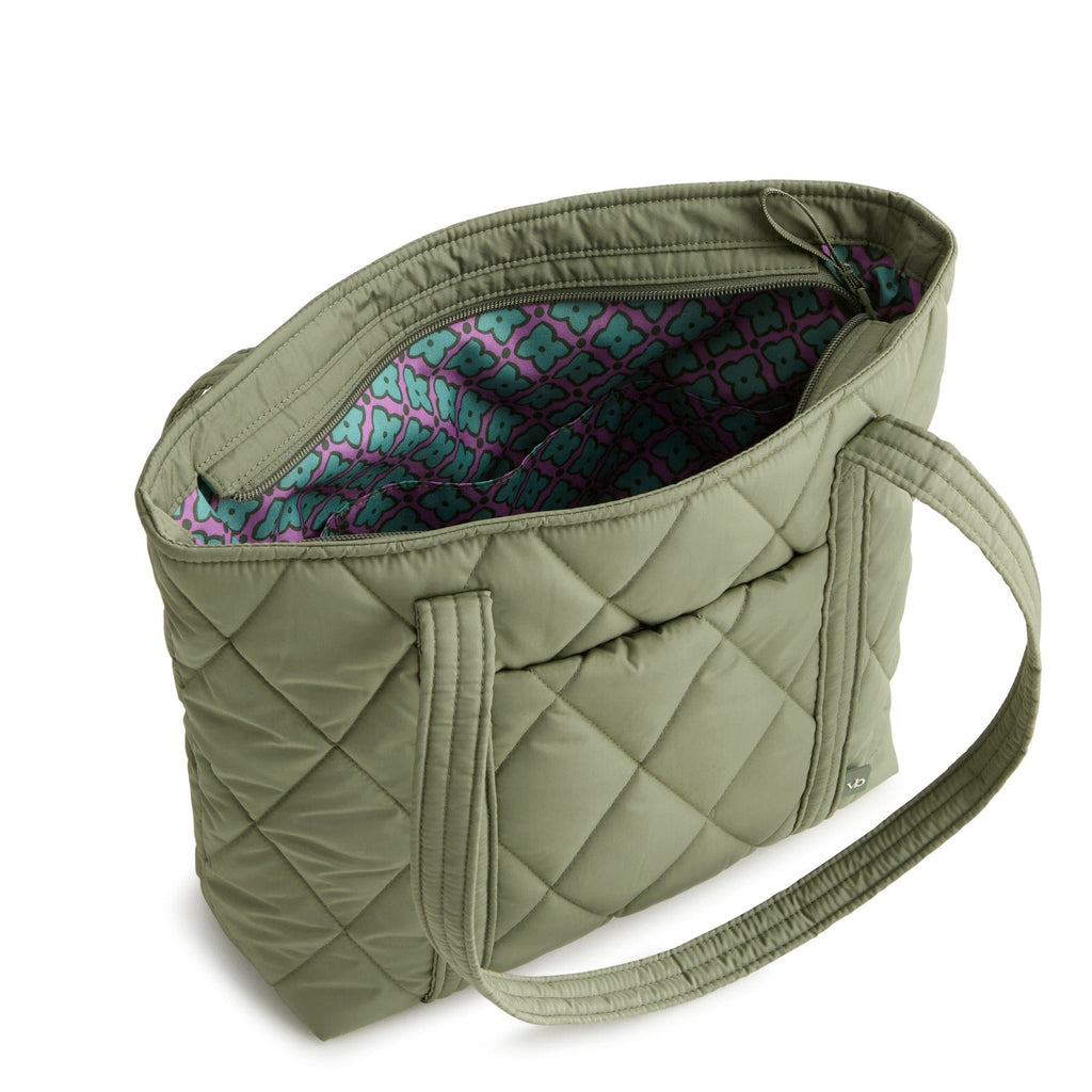 Small Vera Tote - Deep Lichen Green