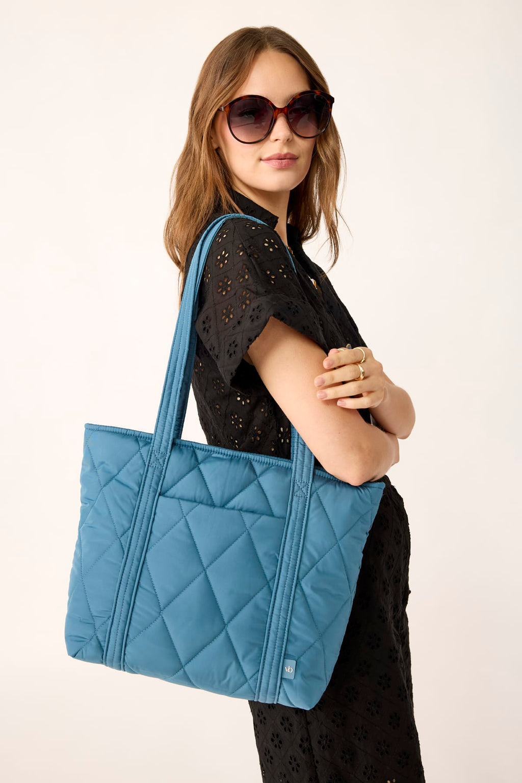 Small Vera Tote - Bluestone