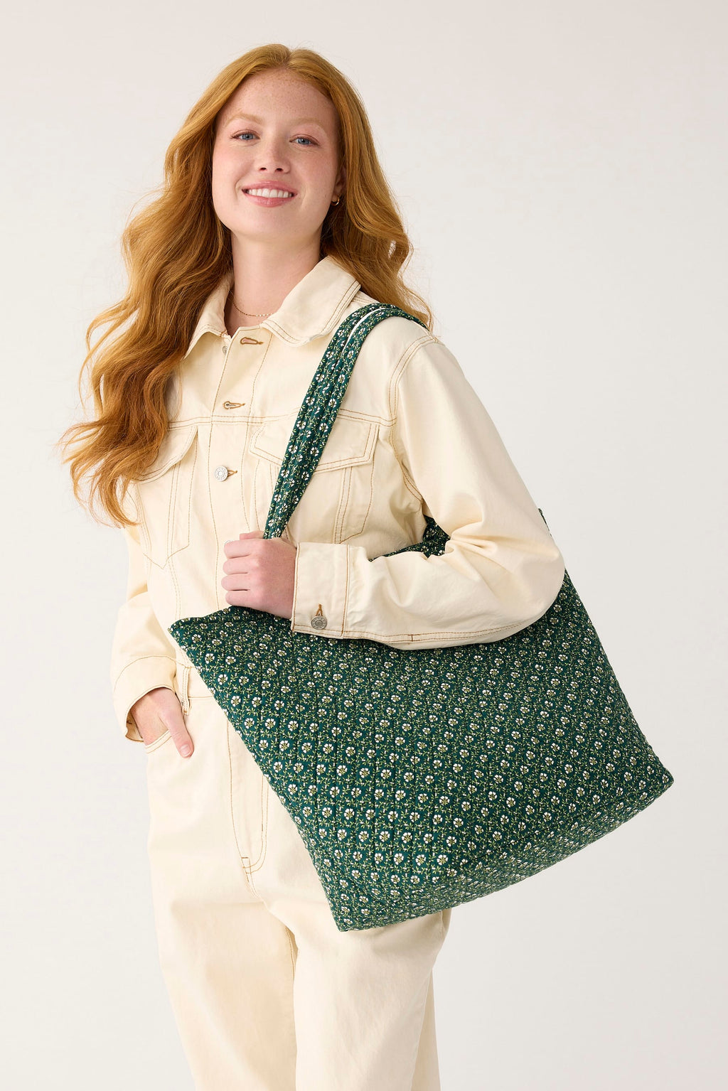 Grand Tote - Mistletoe Lattice