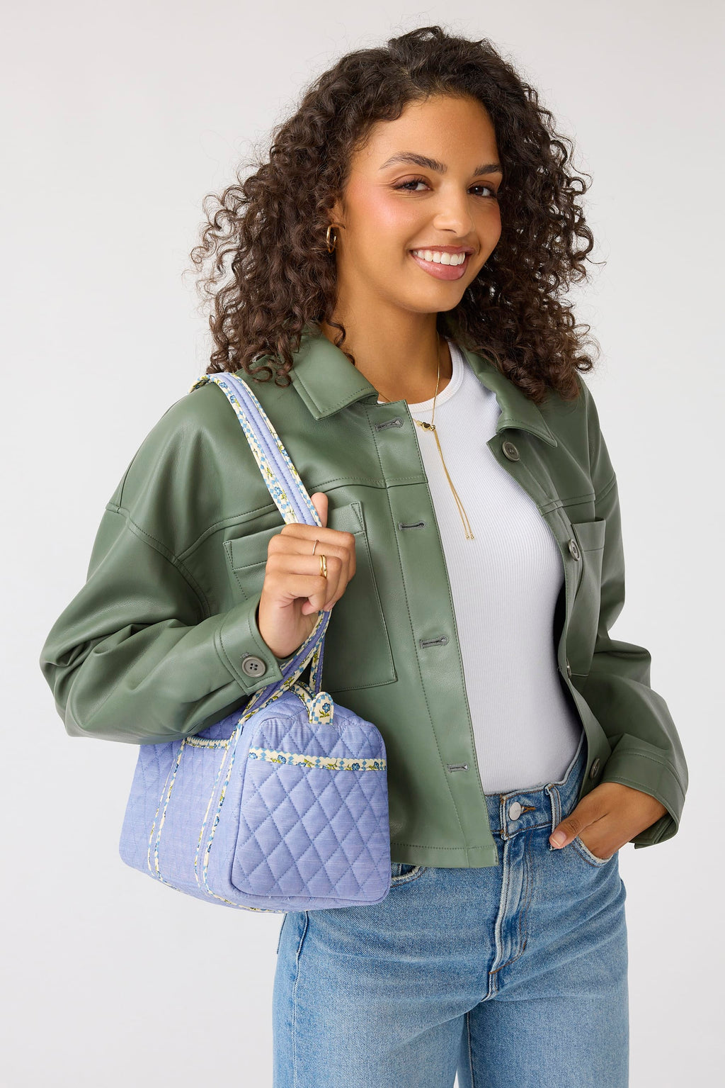Original 100 Handbag - Blue Chambray
