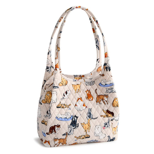 Circular Shoulder Bag - A Cat's Life