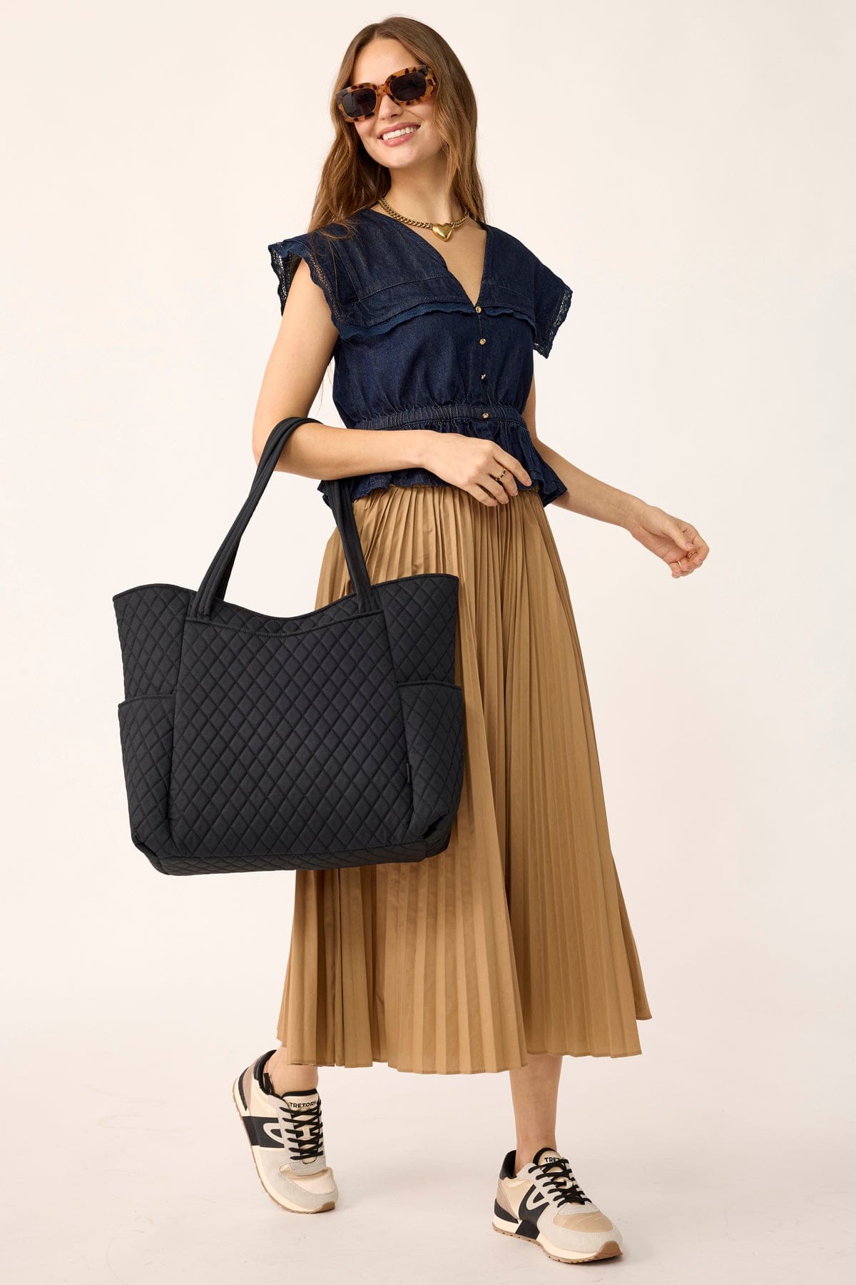 Large Glenna Tote - Moonless Night