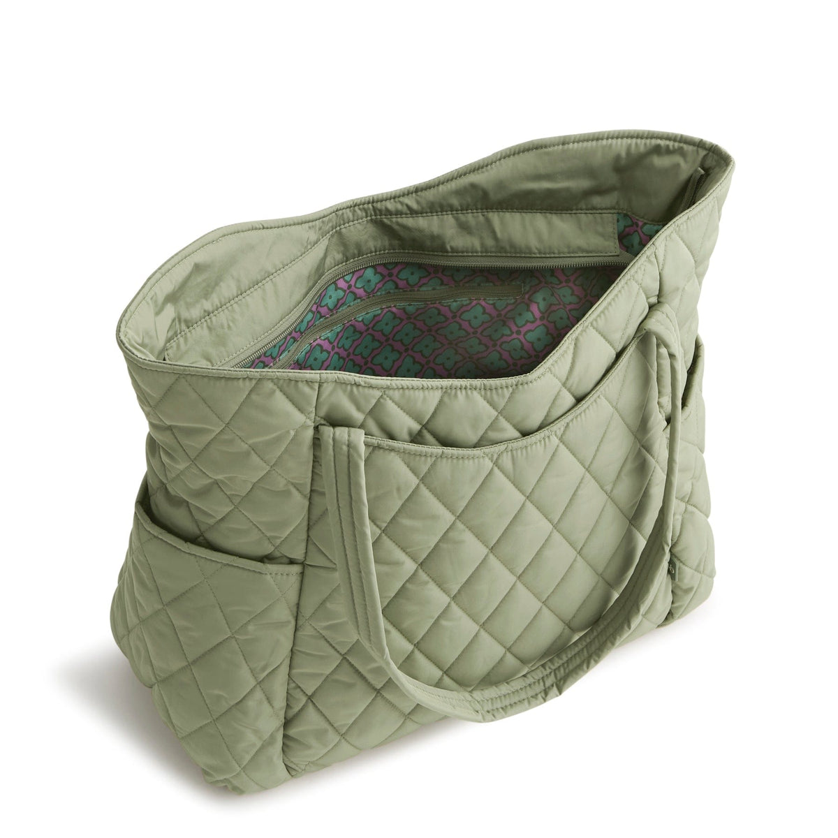 Large Glenna Tote - Deep Lichen Green