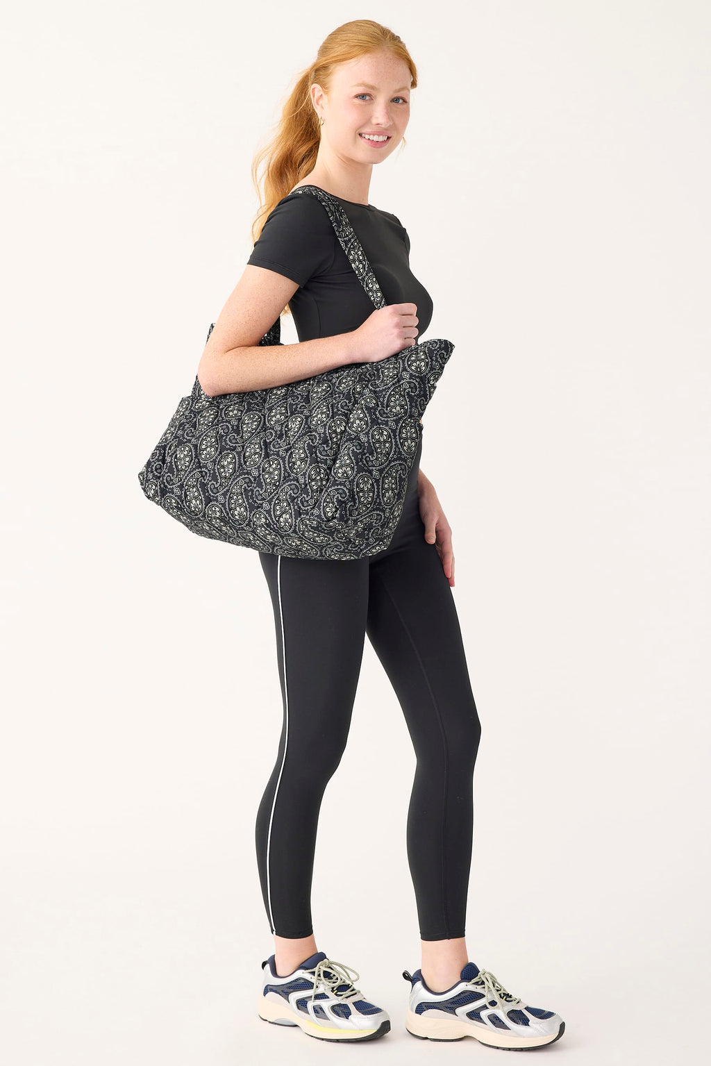 Large Glenna Tote - Circular Paisley
