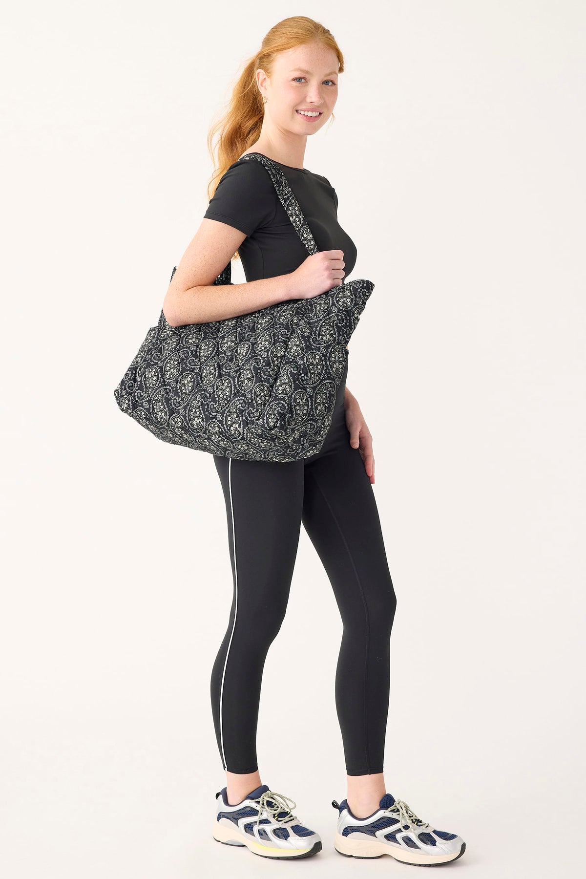 Large Glenna Tote - Circular Paisley