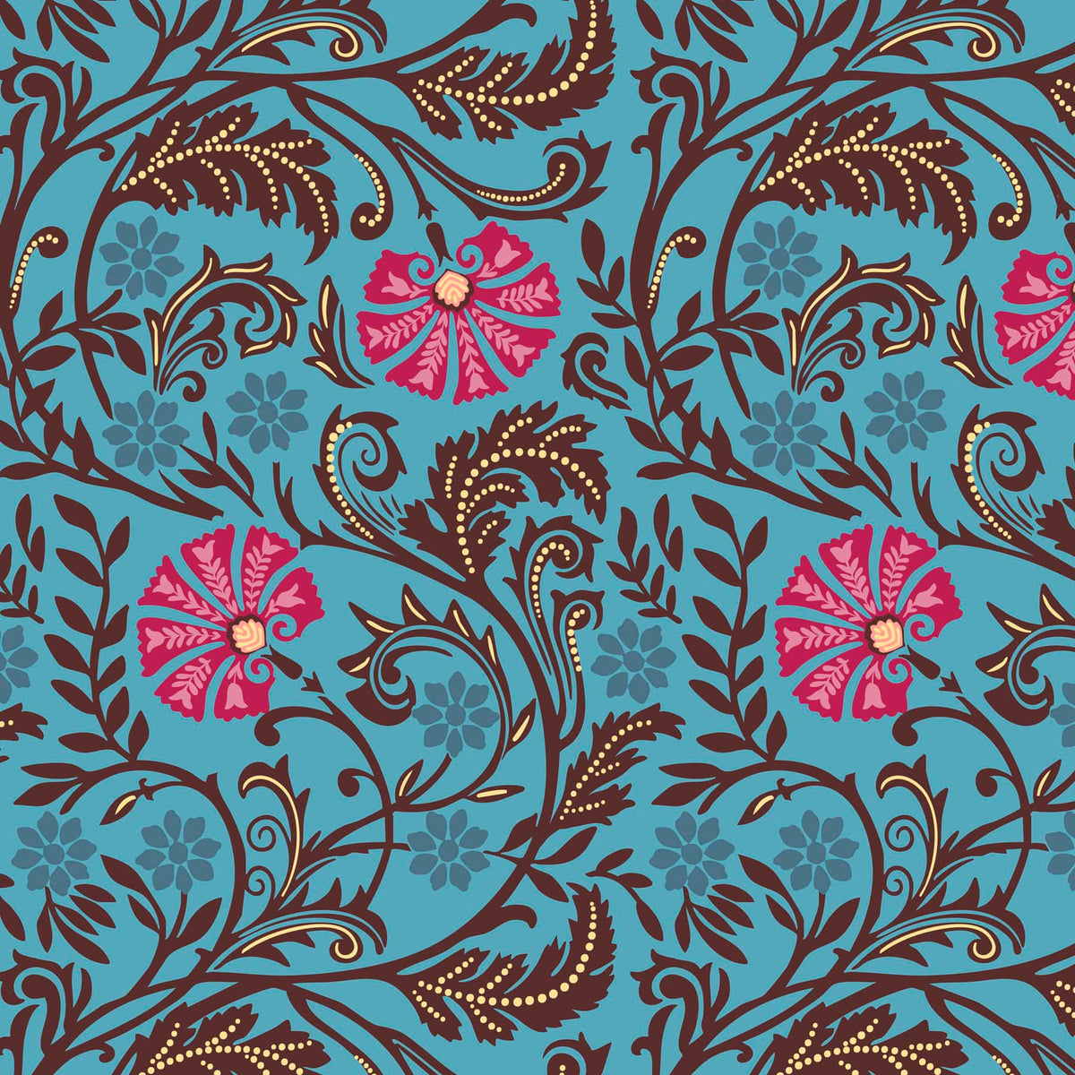 Essential Hanging Travel Organizer - Posy Scrolls