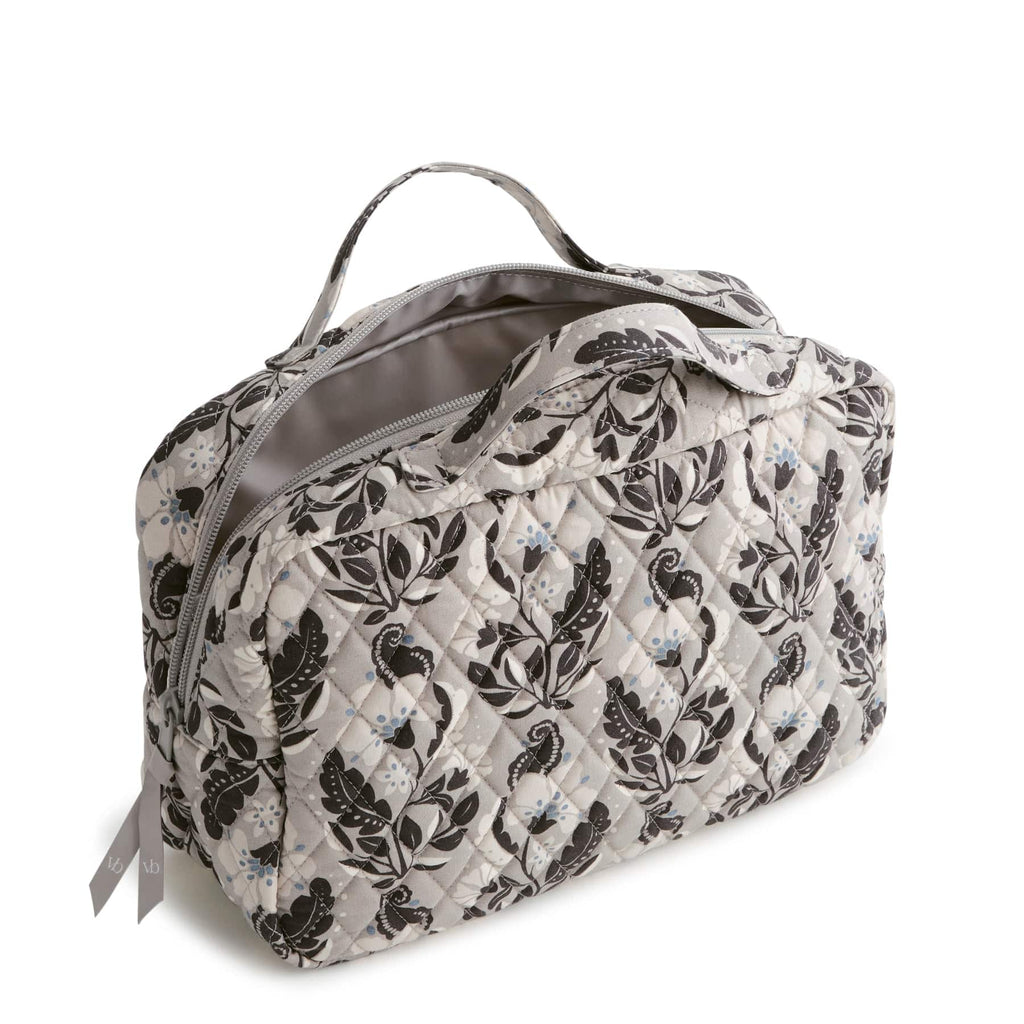 XL Cosmetic Bag - Stamped Irises