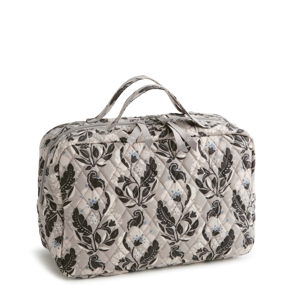 XL Cosmetic Bag - Stamped Irises