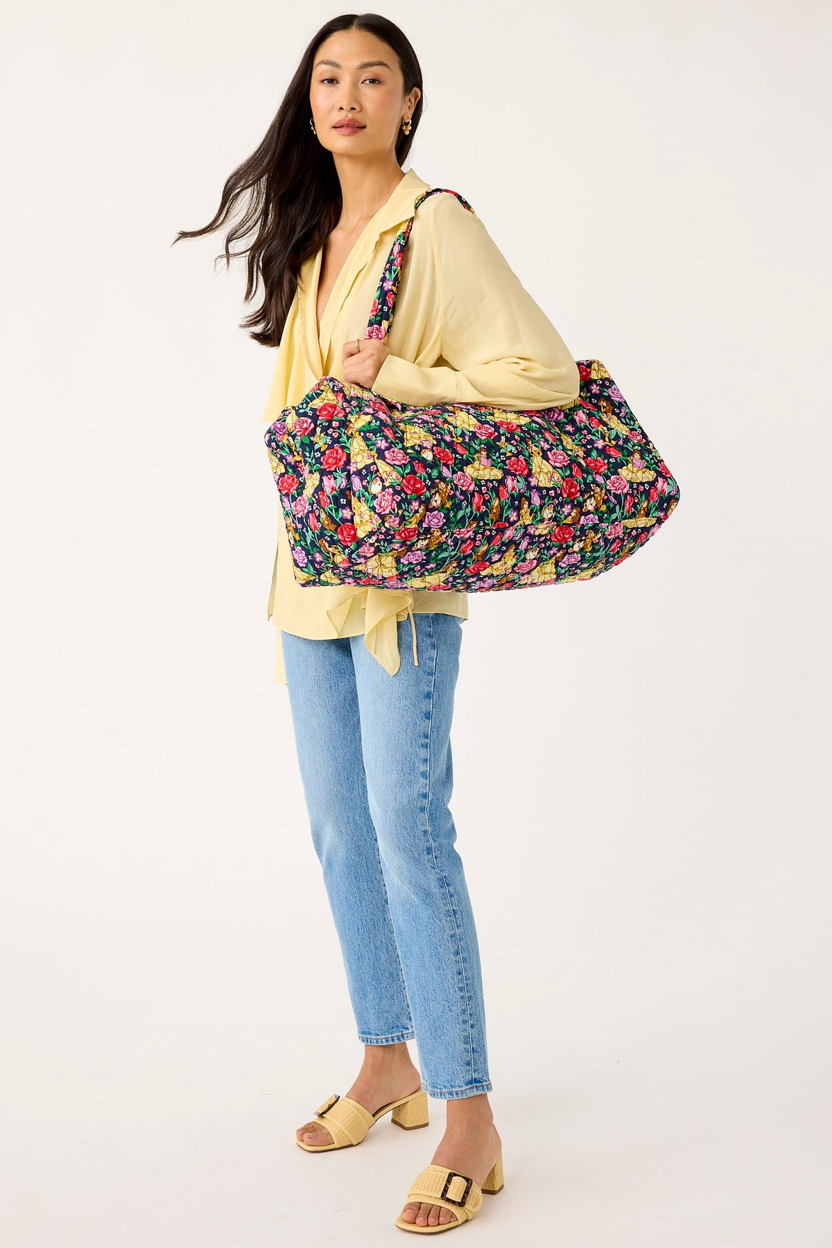 Disney Large Travel Duffel - Belle Rose Meadow