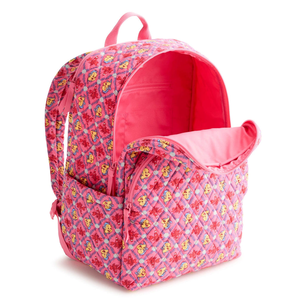 Disney Essential Large Backpack - Ariel's Pink Lagoon Ditsy