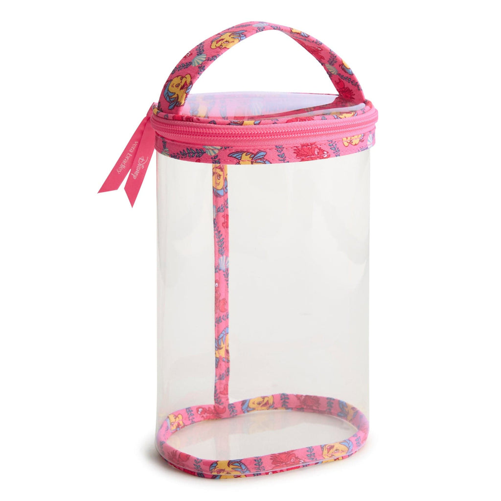 Disney Essential Clear Lotion Bag - Ariel's Pink Lagoon Ditsy