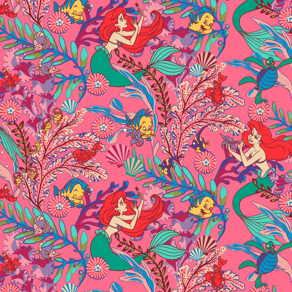 Disney Large Family Tote - Ariel's Pink Lagoon