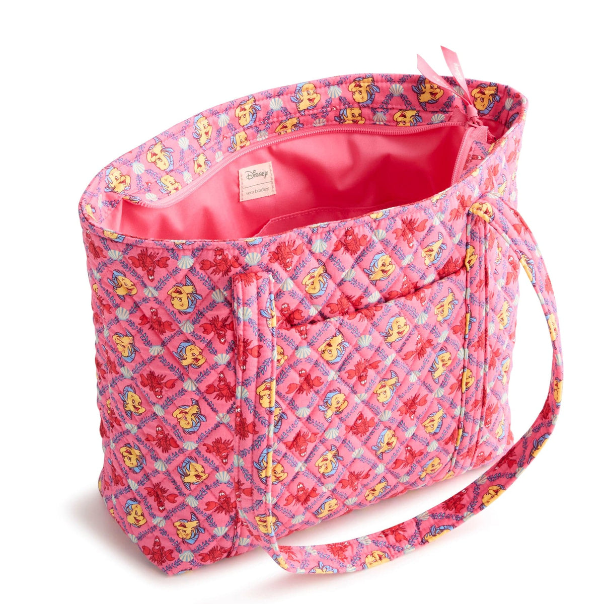 Disney Small Vera Tote - Ariel's Pink Lagoon Ditsy