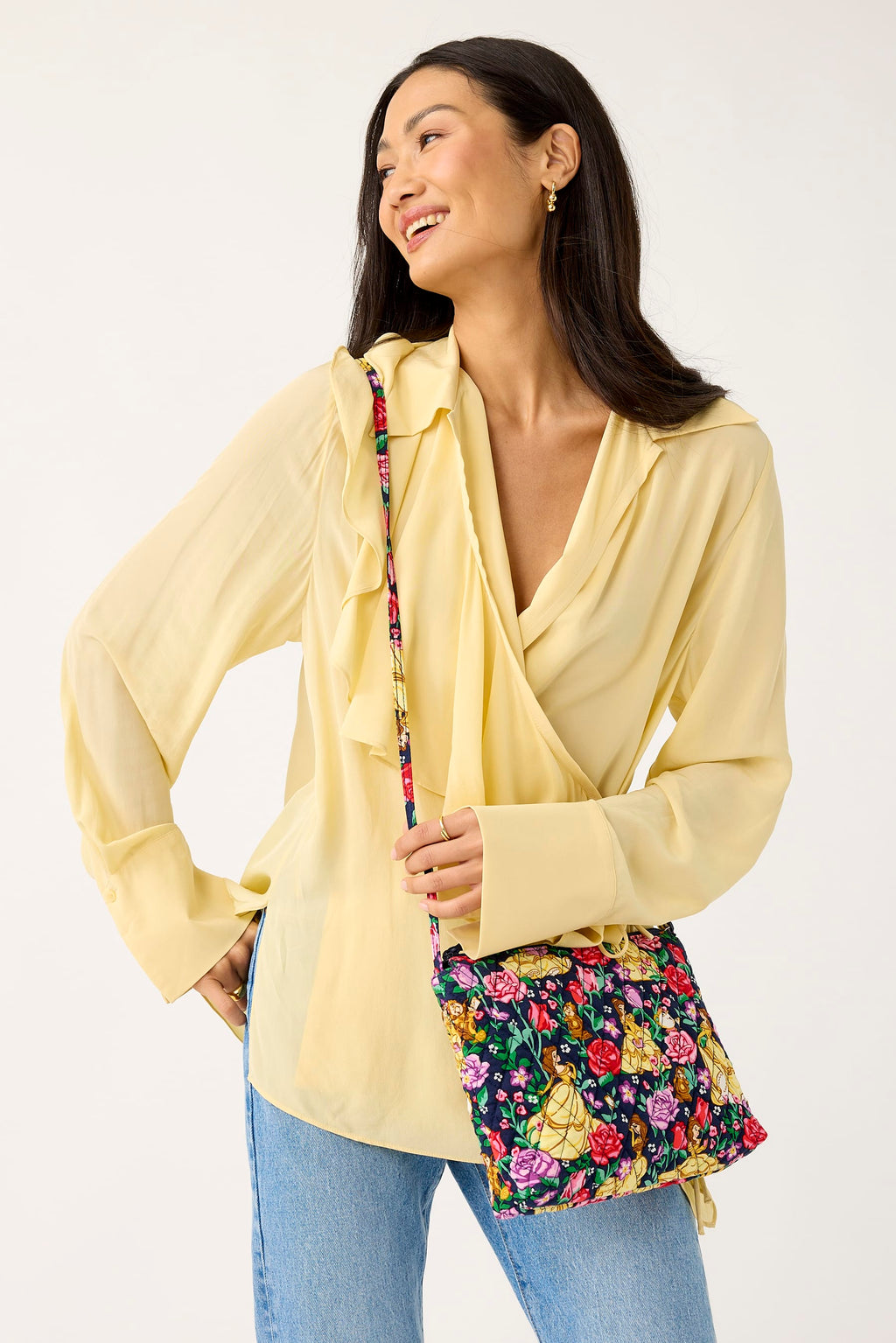 Disney Large Hipster - Belle Rose Meadow