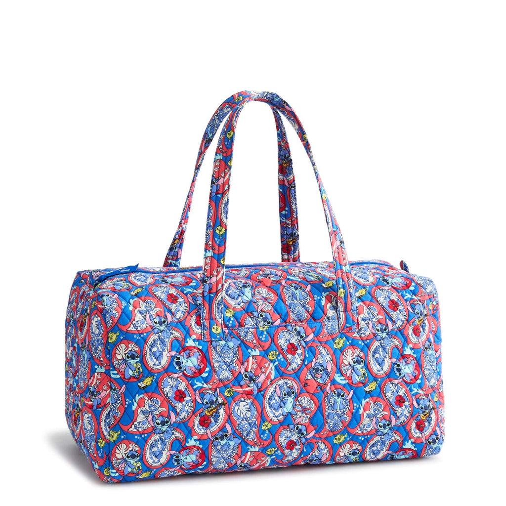 Disney Large Travel Duffel - Stitch Monstera Paisley