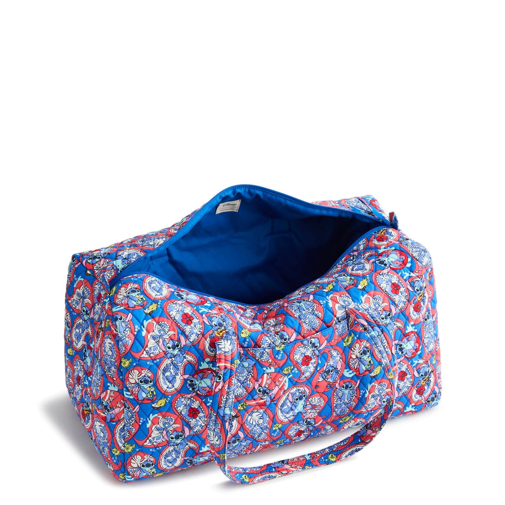Disney Large Travel Duffel - Stitch Monstera Paisley