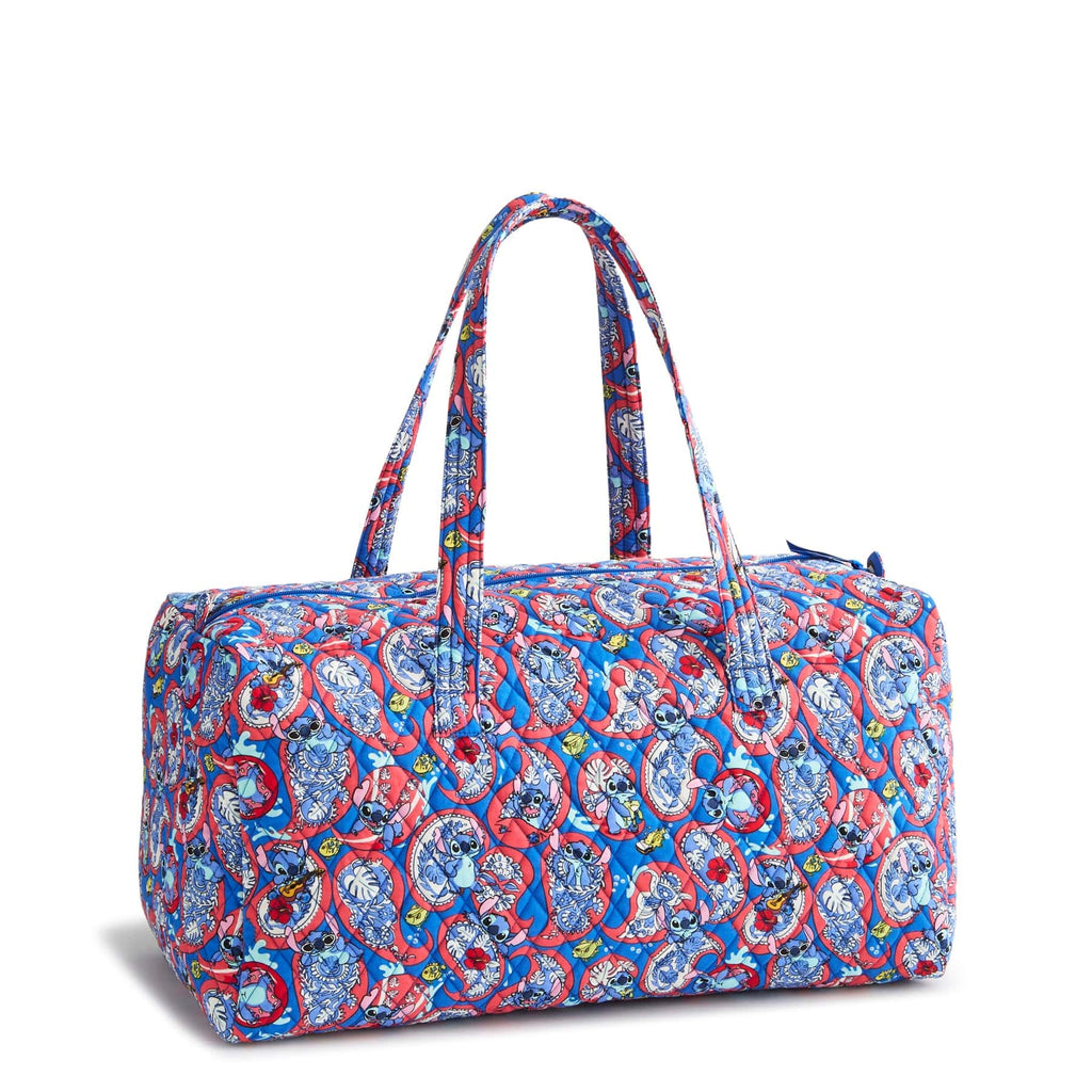 Disney Large Travel Duffel - Stitch Monstera Paisley