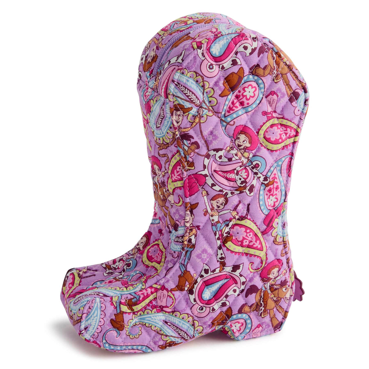 Disney and Pixar's Toy Story Cowgirl Boot Cosmetic Bag - Toy Story Rodeo Paisley