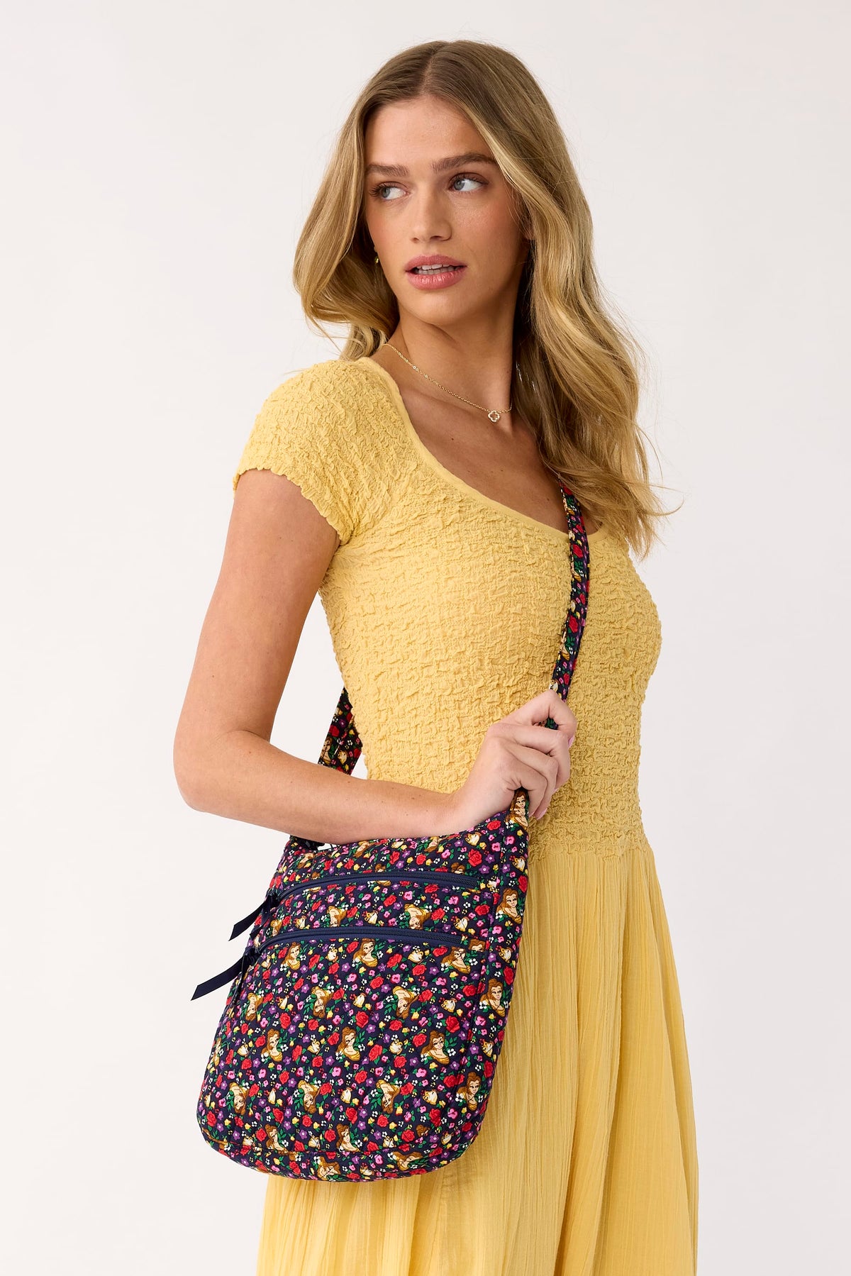 Disney Trio Zip Hipster - Belle Rose Floral
