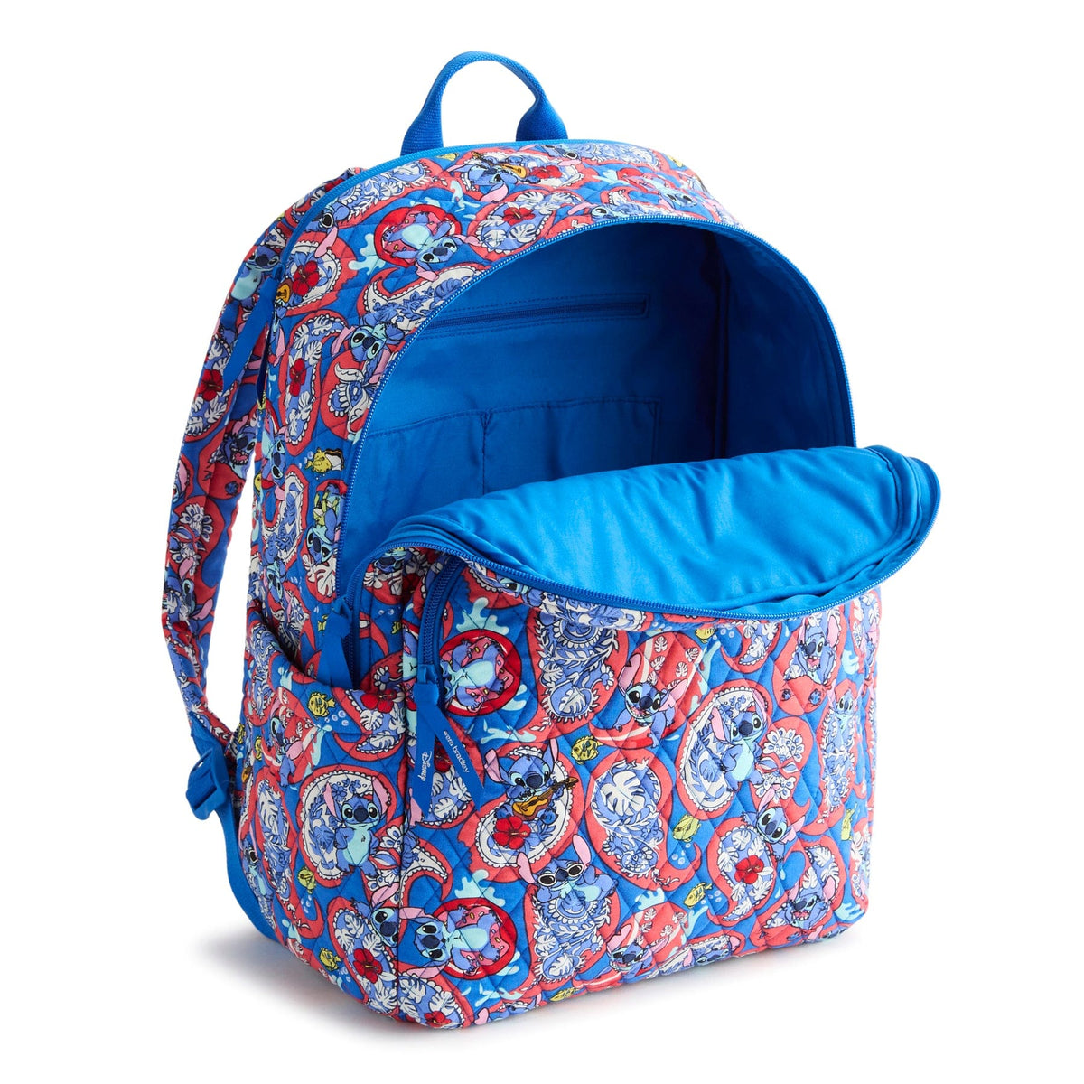 Disney Essential Large Backpack - Stitch Monstera Paisley