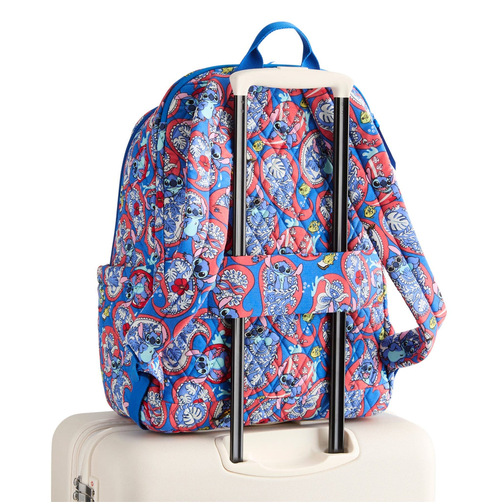 Disney Essential Large Backpack - Stitch Monstera Paisley