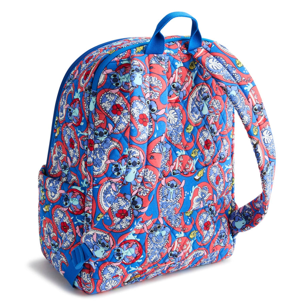 Disney Essential Large Backpack - Stitch Monstera Paisley