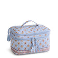 Brush Up Cosmetic Case - Blue Leaf