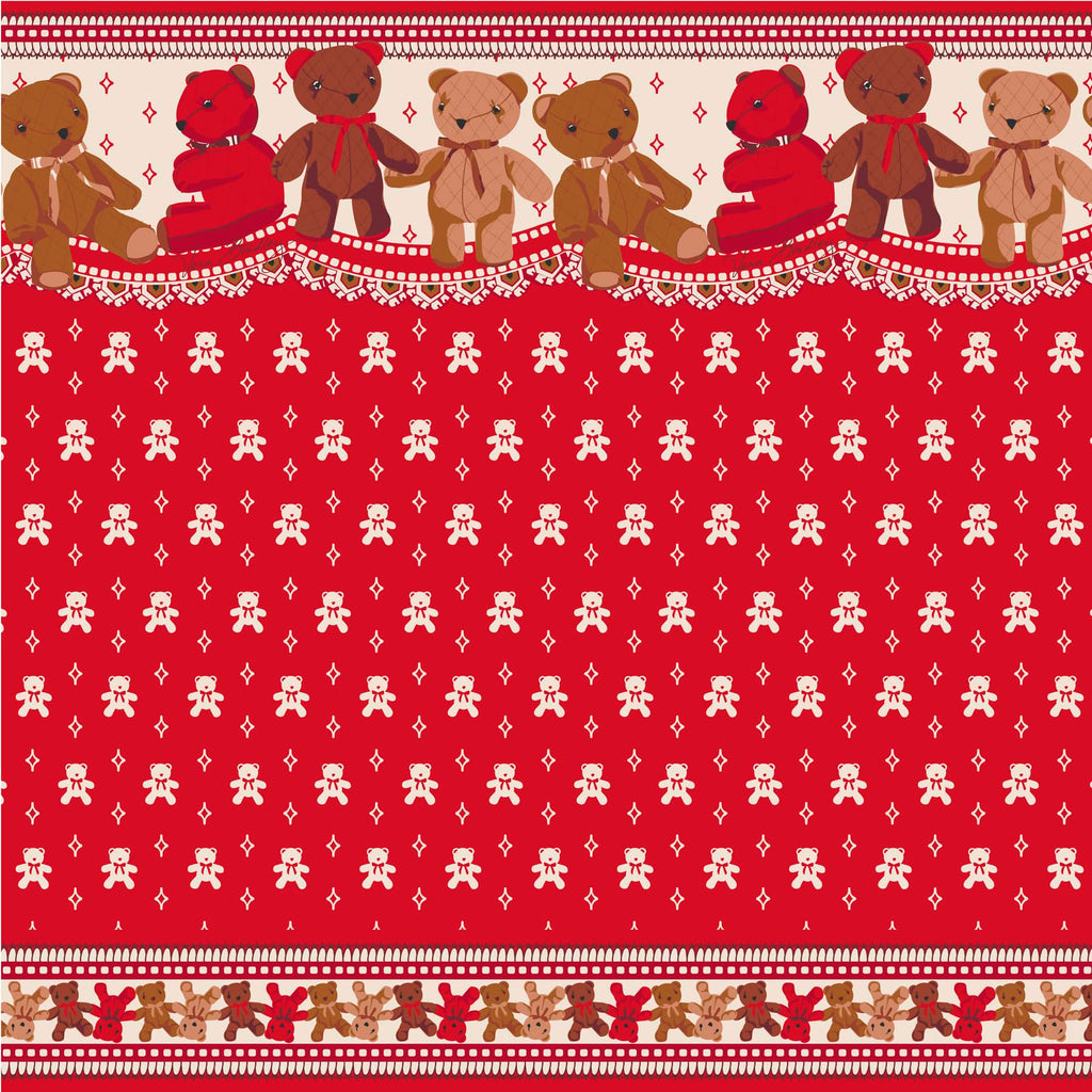 Large Pouch - Beary Ditsy