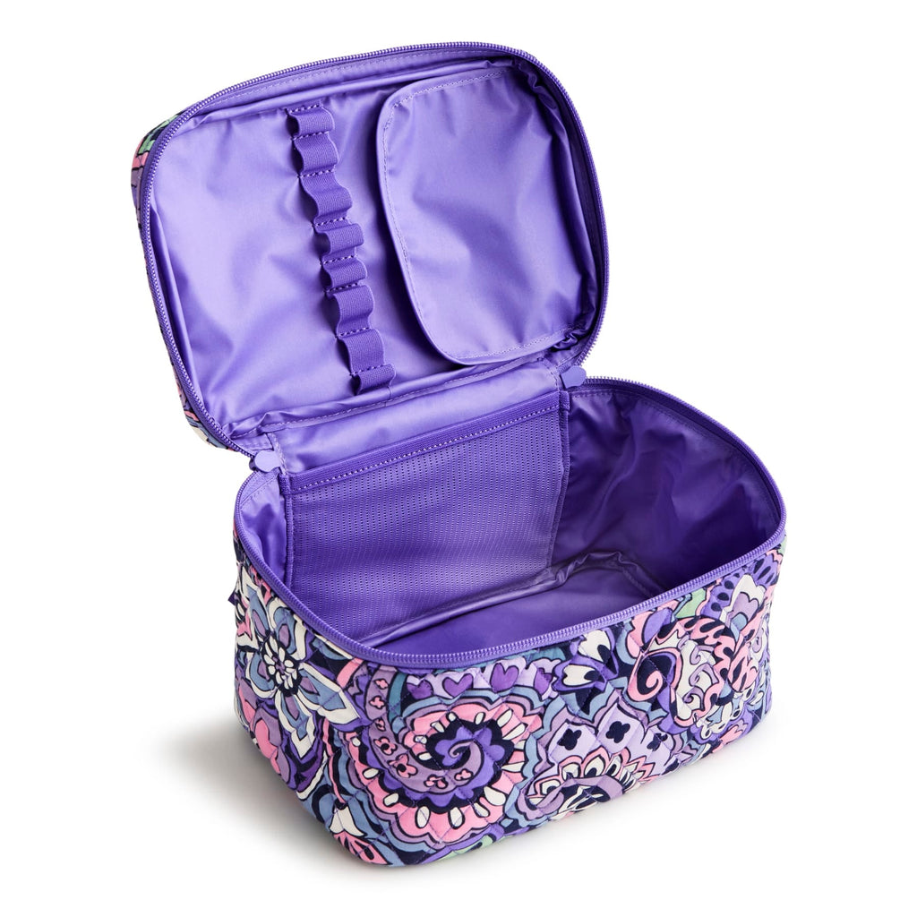 Essential Large Brush Up Cosmetic Bag - Floral Swirls