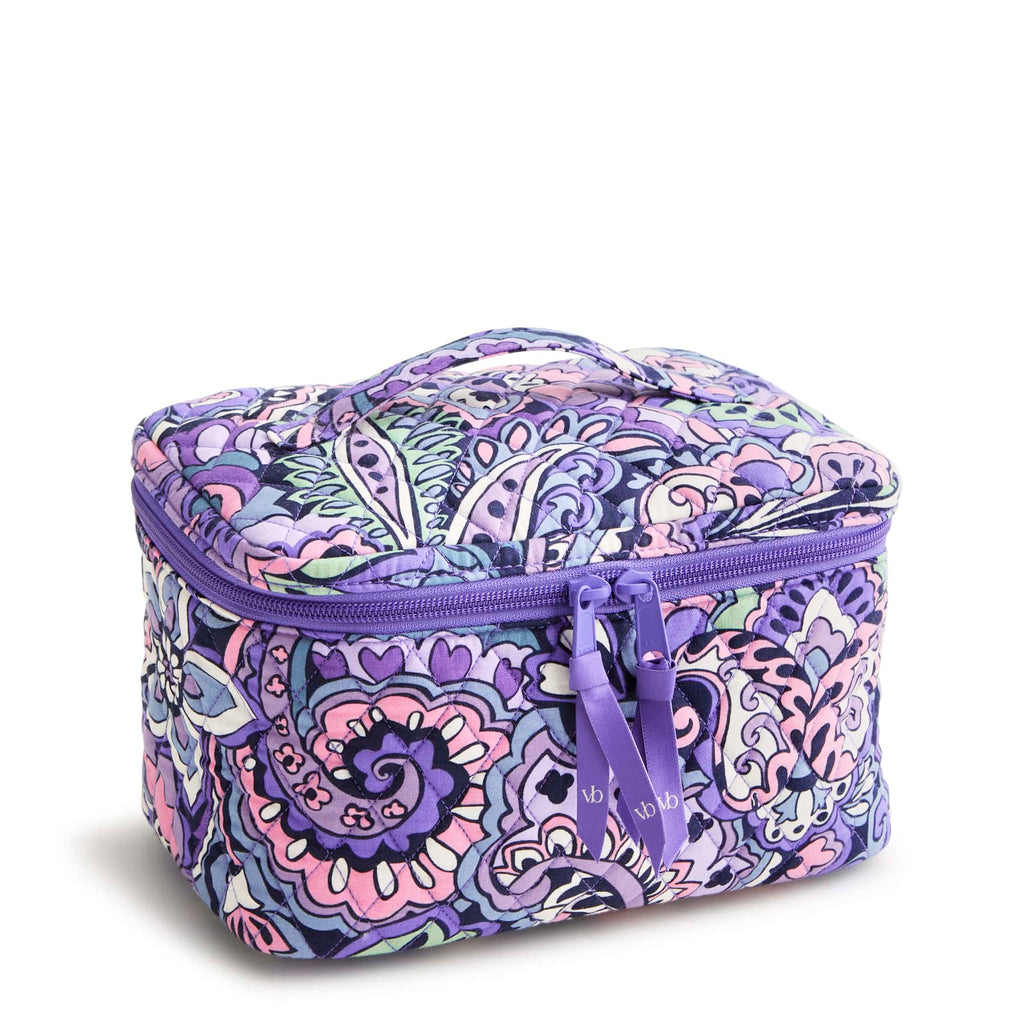 Essential Large Brush Up Cosmetic Bag - Floral Swirls