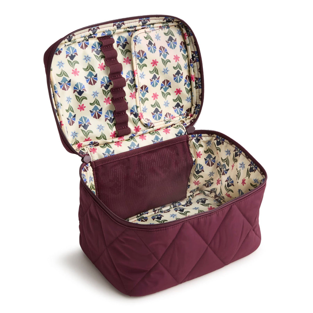 Essential Large Brush Up Cosmetic Bag - Fig