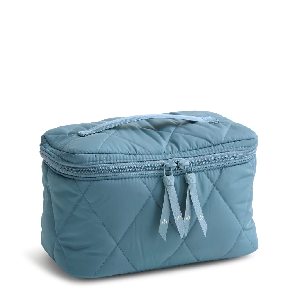 Essential Large Brush Up Cosmetic Bag - Bluestone