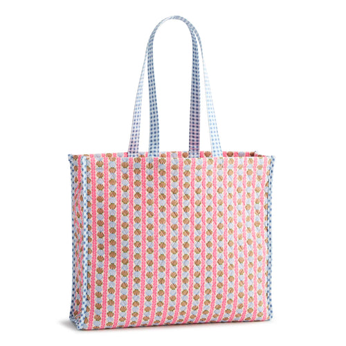 Branning Tote - Cottage Shells Stripe