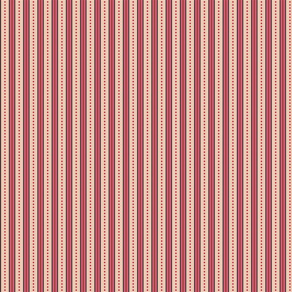 2 Pouch Organizer Set - Dot Stripe Goji Berry