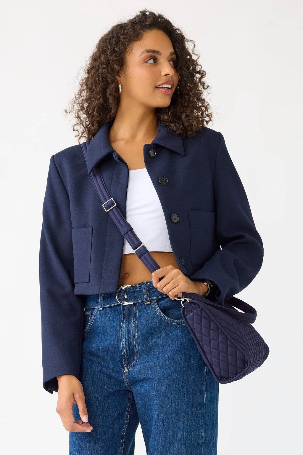 Large Frannie - Peacoat